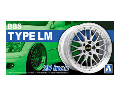 1:24 Scale Aoshima BBS LM 20 inch Wheel And Tyre Set