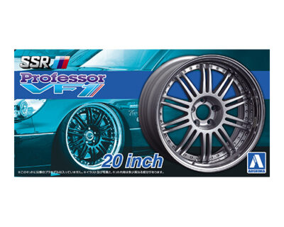 1:24 Scale Aoshima SSR Professor VF1 20 inch Wheels and Tyre Set