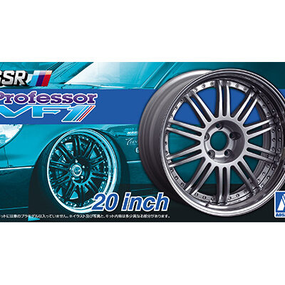 1:24 scale Aoshima SSR Professor VF1 20 inch Wheels and Tyre Set