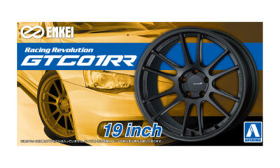 1:24 Scale Aoshima Enkei GTC 01RR 19inch Wheels & Tyre Set