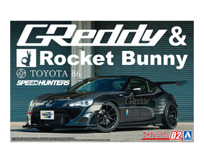 1:24 Scale Aoshima Toyota GR86 Greddy & Rocket Bunny Volk Racing Speedhunters Ver. Car Model Kit