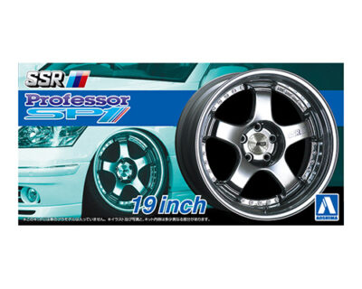 1:24 Scale Aoshima SSR Professor SP1 19 inch Wheels and Tyre Set