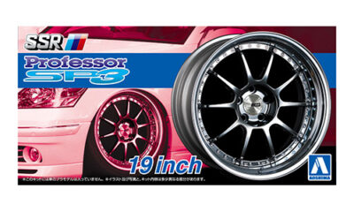 1:24 Scale Aoshima SSR Professor SP3 19 inch Wheels and Tyre Set