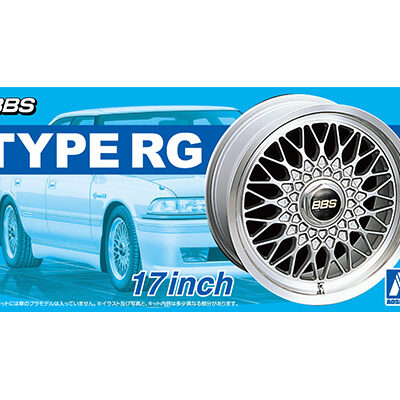 1:24 scale Aoshima BBS RG 17 inch Wheel And Tyre Set