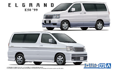 1:24 Scale Aoshima Nissan E50 Elgrand '99 Car Model Kit