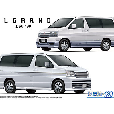 1:24 Scale Aoshima Nissan E50 Elgrand '99 Car Model Kit