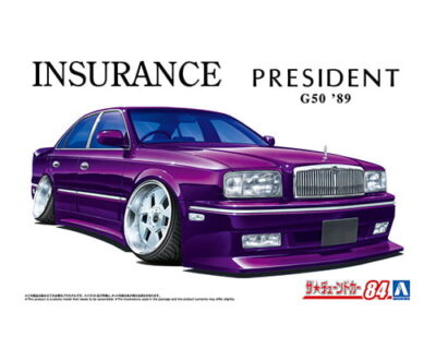 1:24 Scale Aoshima Insurance President G50 VIP Car Model Kit