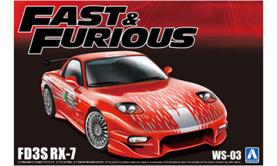 1:24 Scale Aoshima Fast & Furious Dominic Toretto's RX-7 FD3S Car Model Kit