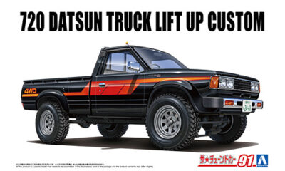 1:24 Scale Aoshima 720 Datsun Lift-Up Truck Custom  Car Model Kit