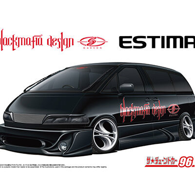 1:24 Scale Aoshima Garson Black Mafia Toyota TCR11W Estima Model Kit