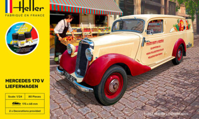 1:24 Scale Heller Mercedes Benz MB170 Lieferwagen Model Kit