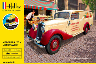 1:24 Scale Heller Mercedes Benz MB170 Lieferwagen Model Kit