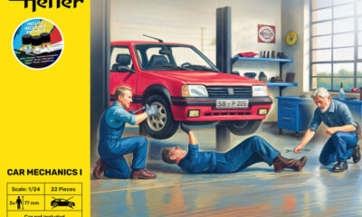 1:24 Scale Heller STARTER KIT - Car Mechanics Figures I Model kit