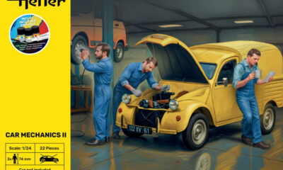 1:24 Scale Heller STARTER KIT - Car Mechanics Figures II Model kit