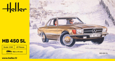 1:43 Scale Heller Mercedes Benz MB450 SL Model Kit