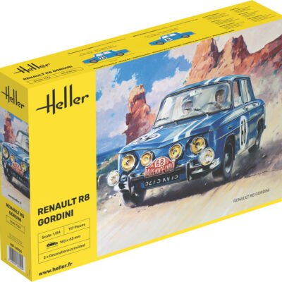 1:24 Scale Heller Renault R8 Gordini Model Kit