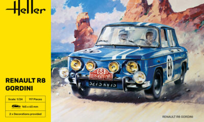 1:24 Scale Heller Renault R8 Gordini Model Kit