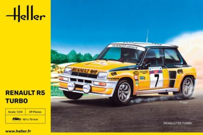 1:24 Scale Heller Renault R5 Turbo Model Kit