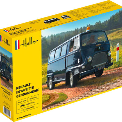 1:24 Scale Heller Renault Estafette Gendarmerie Model Kit