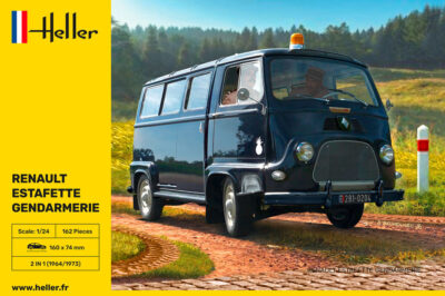 1:24 Scale Heller Renault Estafette Gendarmerie Model Kit