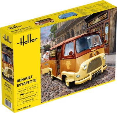 1:24 Scale Heller Renault Estafette Van  Model Kit