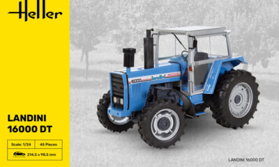 1:24 Scale Heller Landini 16000 DT Tractor Model Kit