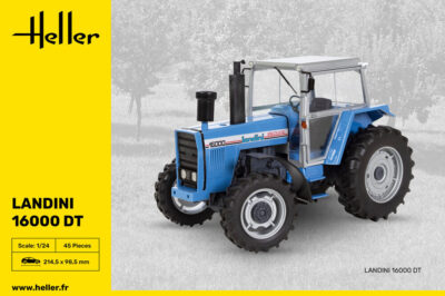 1:24 Scale Heller Landini 16000 DT Tractor Model Kit