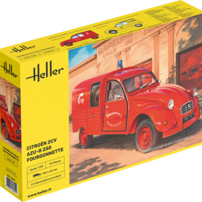1:24 Scale Heller Citroen 2CV AZU B250 Fourgonnette Model Kit
