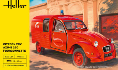 1:24 Scale Heller Citroen 2CV AZU B250 Fourgonnette Model Kit