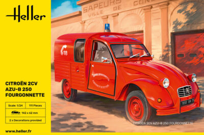 1:24 Scale Heller Citroen 2CV AZU B250 Fourgonnette Model Kit