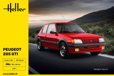 1:24 Scale Heller Peugeot 205 GTI Model Kit