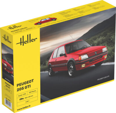 1:24 Scale Heller Peugeot 205 GTI Model Kit