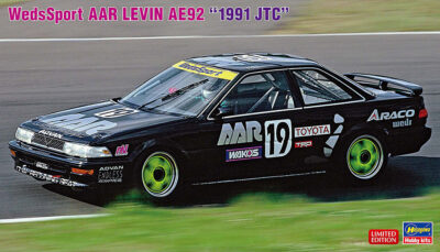 1:24 Scale Hasegawa WedSport AAR Levin AE92 1991 JTC - Model Kit