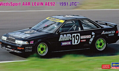 1:24 Scale Hasegawa WedSport AAR Levin AE92 1991 JTC - Model Kit