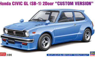 1:24 Scale Hasegawa Honda Civic GL (SB-1) 2dr Custom Model Kit