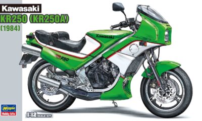 1:12 Scale Hasegawa Kawasaki KR250 1984 Model Kit