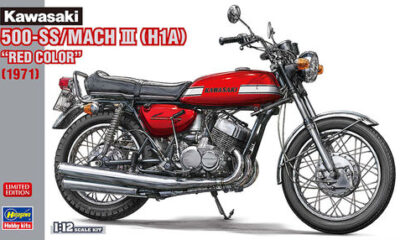 1:12 Scale Hasegawa Kawasaki 500-SS /Mach III H1A Model Kit