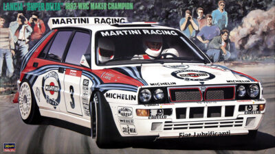 1:24 Scale Hasegawa 1992 Lancia Super Delta WRC Makes Champion Rally Car - Model Kit