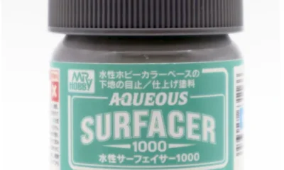 Mr Hobby Aqueous Surfacer 1000 [Primer] Grey Jar 40ml * For use with Mr Hobby Aqueous Paints *
