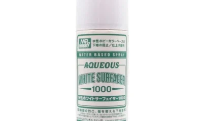 Mr Hobby Aqueous Surfacer 1000 [Primer] White Spray Can 170ml * For use with Mr Hobby Aqueous Paints *