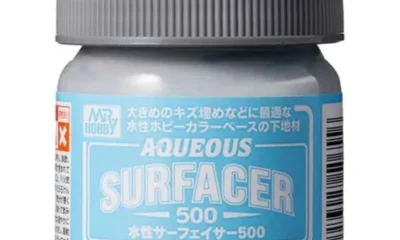 Mr Hobby Aqueous Surfacer 500[Primer] Grey Jar 40ml * For use with Mr Hobby Aqueous Paints *