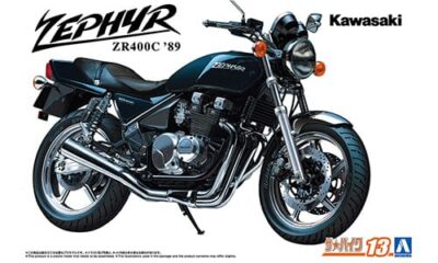 1:12 Scale Aoshima Kawasaki Zephyr KR400C '89 Model Kit