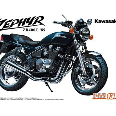 1:12 Scale Aoshima Kawasaki Zephyr KR400C '89 Model Kit