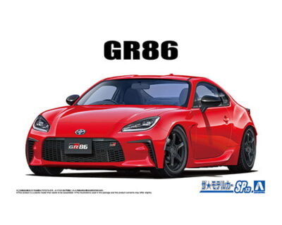 1:24 Scale Aoshima Toyota ZN8 GR86 With Custom Wheels Car Model Kit
