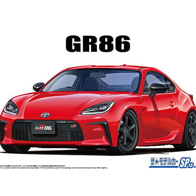 1:24 Scale Aoshima Toyota ZN8 GR86 With Custom Wheels Car Model Kit