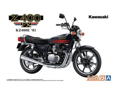 1:12 Scale Aoshima Kawasaki KZ400E Z400FX '81 Bike Model Kit