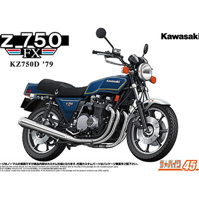1:12 Scale Aoshima Kawasaki KZ400E Z400FX '79 Bike Model Kit