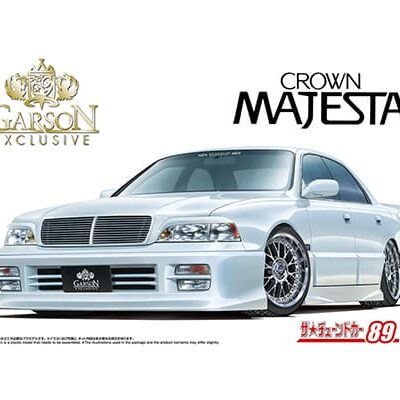 1:24 Scale Aoshima Garson Toyota UZS141 Crown Majesta '91 Car Model Kit