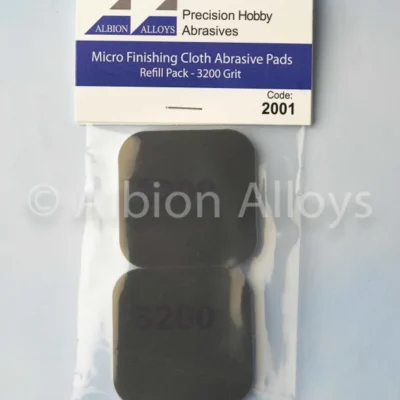 Albion Alloys 2000 Micro Finishing Cloth Abrasive Pads Refill - Choose Grit
