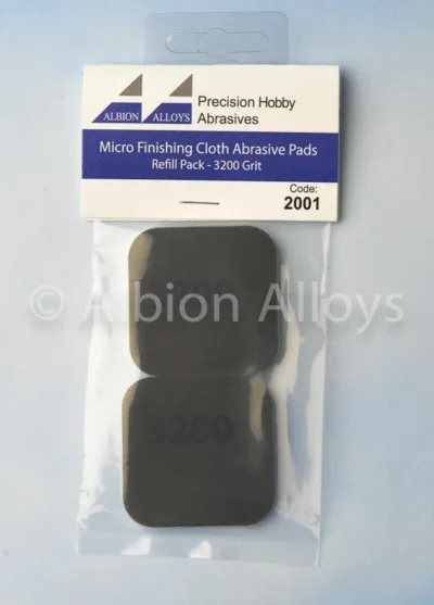 Albion Alloys 2000 Micro Finishing Cloth Abrasive Pads Refill - Choose Grit